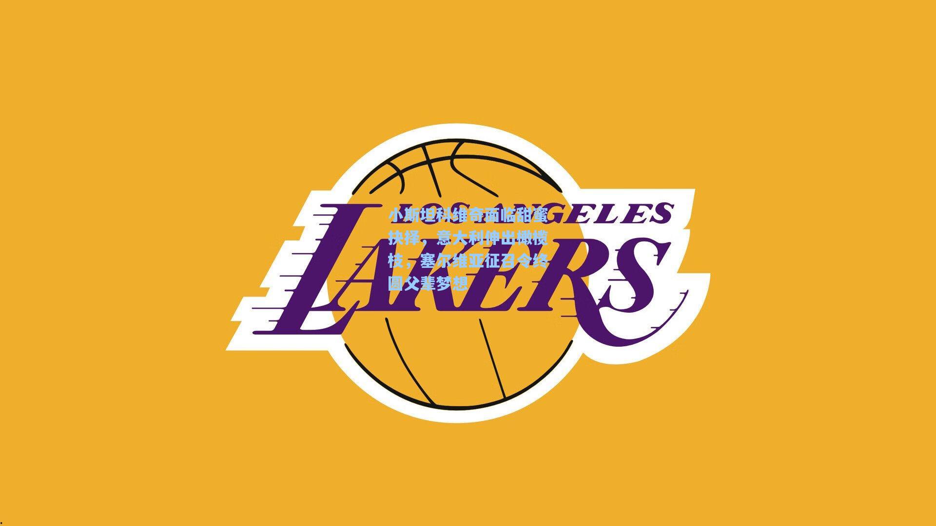 小斯坦科维奇面临甜蜜抉择，意大利伸出橄榄枝，塞尔维亚征召令终圆父辈梦想